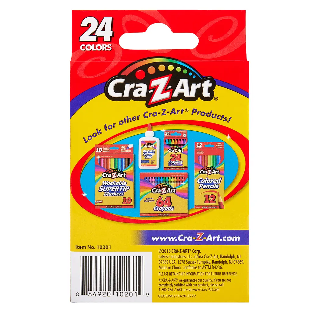Мелки восковые Cra-Z-Art 24 шт. (10201CRA) - фото 3