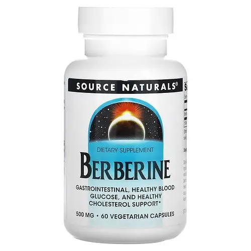 Берберин Berberine 500 mg 60 капсул Source Naturals vit0006511