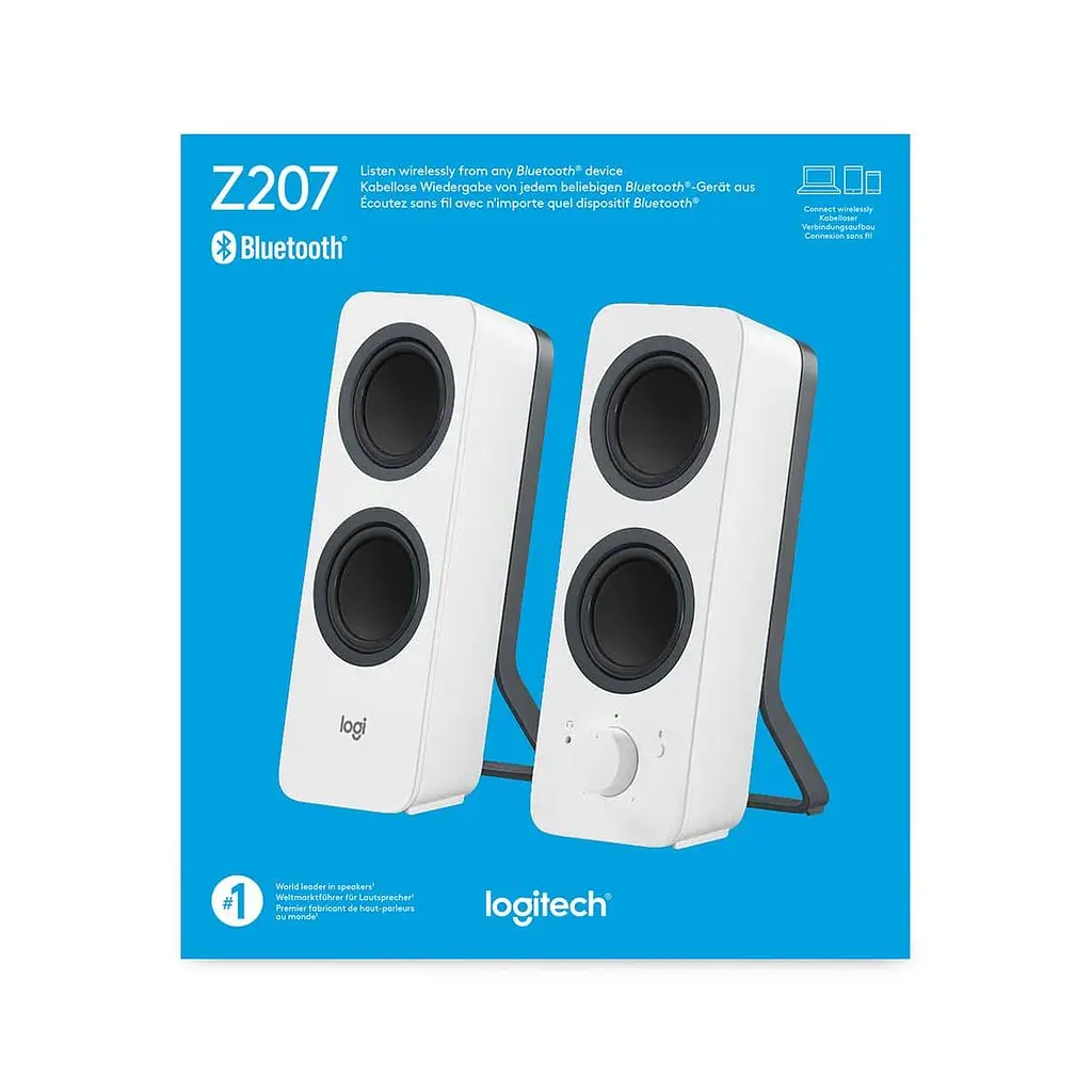 Акустична система Logitech 2.0 Z207 White (980-001292) - фото 6