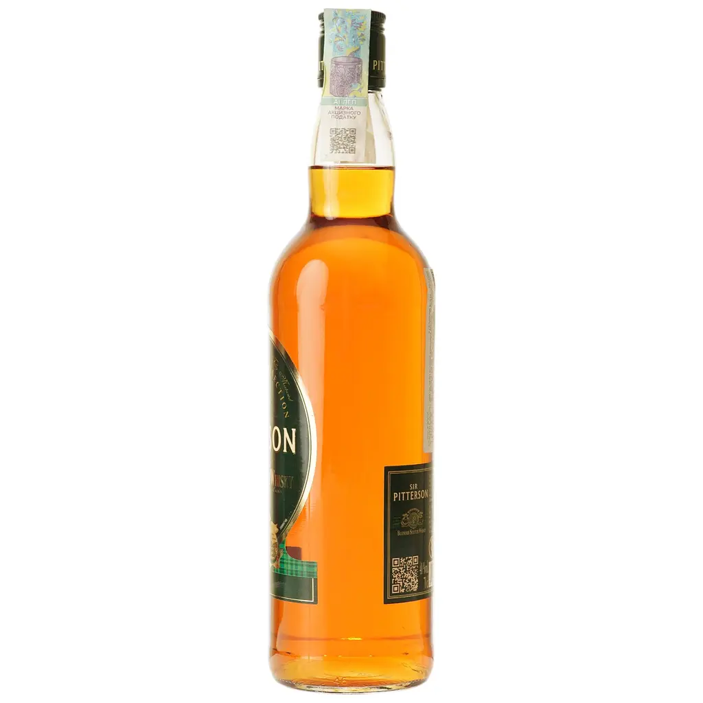 Віскі Sir Pitterson Premium Blended Scotch Whisky 40% 0.7 л - фото 2