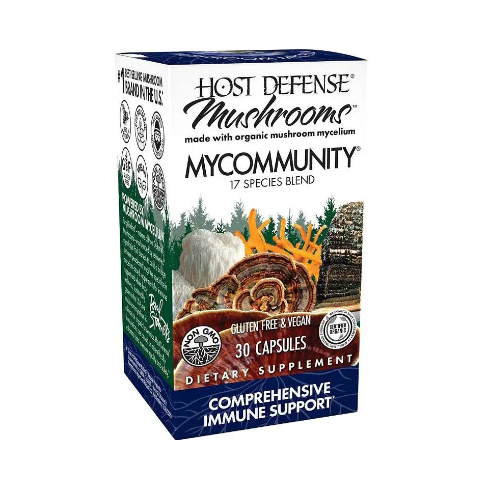 Натуральна добавка Host Defense My Community 30 вегакапсул - фото 2