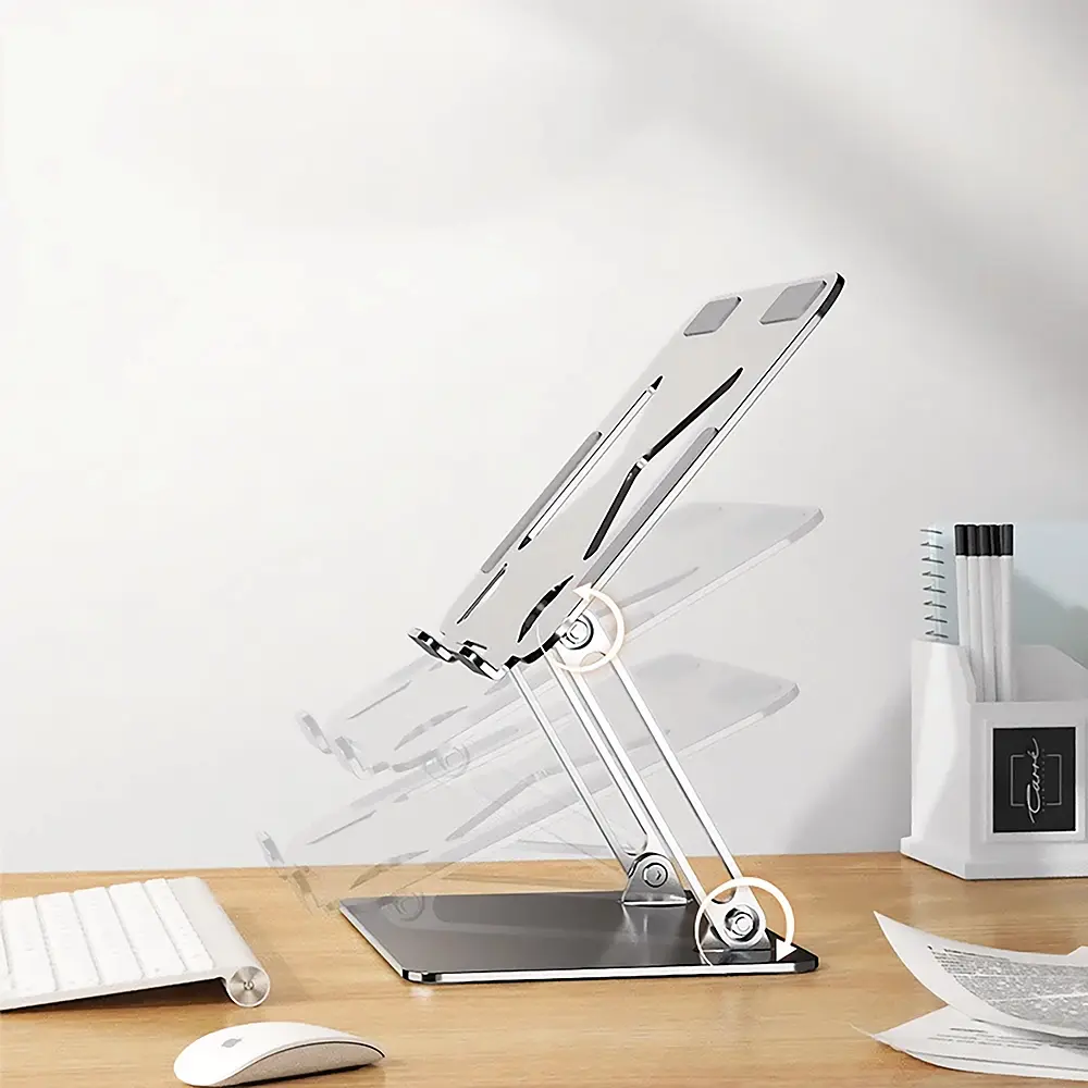 Підставка для ноутбука Laptop Stand 10-17" Aluminum Alloy Media-Tech - фото 9