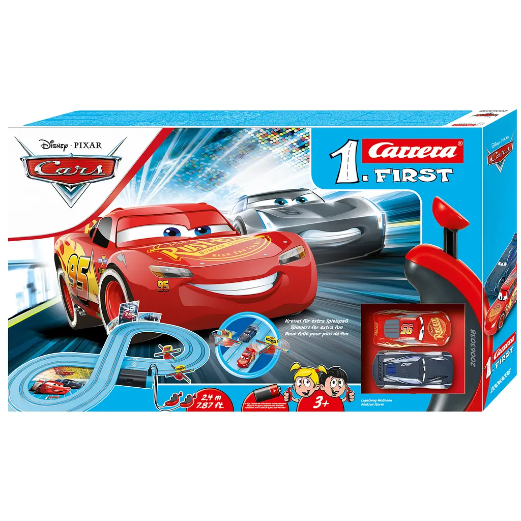 Автотрек Carrera First Disney Pixar Cars Потужна дуель траса 2.4 м (CR-20063038) - фото 6