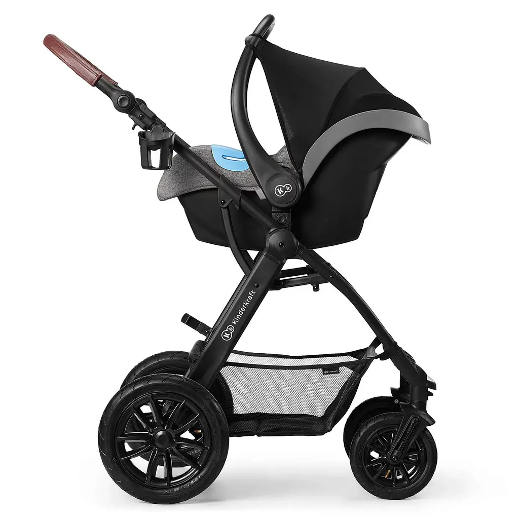 Универсальная коляска 3 в 1 Kinderkraft Xmoov CT черная (00-00305222) - фото 8