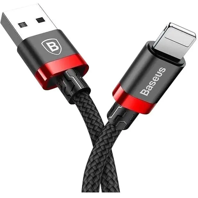 Кабель Baseus Cafule Cable Lightning - USB 2.0 м 1.5 A Black (CALKLF-C19)