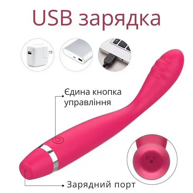 Вібратор для точки G I’MCUM PulseTouch з 10 режимами вібрації Рожевий (IM-ZDB226) - фото 2