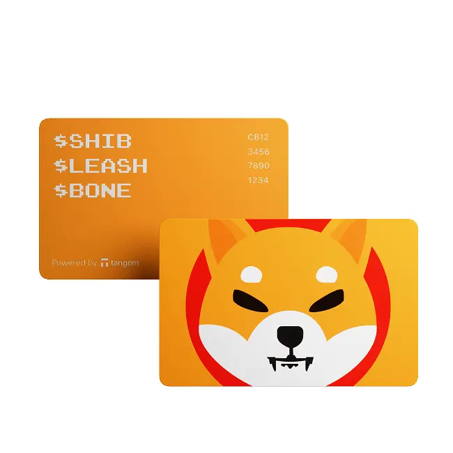 Криптогаманец Tangem 1.0 x Shiba Inu Wallet 1 карта (без упаковки) - фото 2