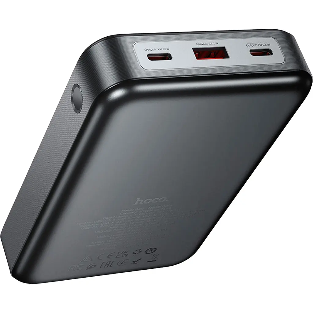 Зовнішній акумулятор Hoco Q30A 20000mAh 130W Metal Gray [123636] - фото 5