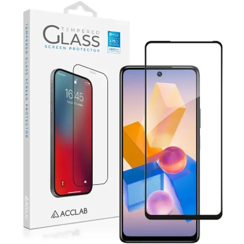 Скло захисне ACCLAB Full Glue Infinix Hot 40 Black (1283126589157)