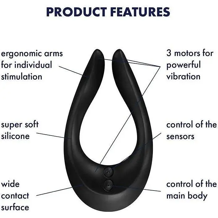 Вібратор для пар Satisfyer Endless Joy 3 двигуна - фото 3