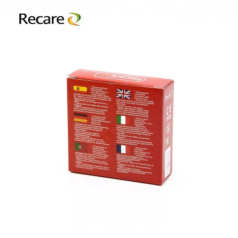 Презервативи Recare Cola Dotted&Ribbed Condoms 3 шт, з пухирцями та ребрами, аромат: Кола - фото 2