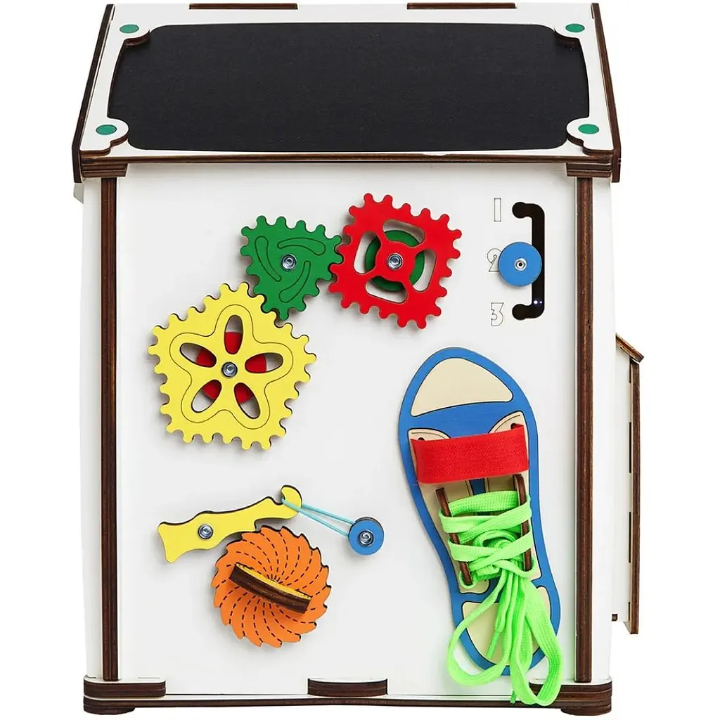 Развивающий центр GoodPlay Бизидом с подсветкой 35х28х28 см (B006) - фото 3