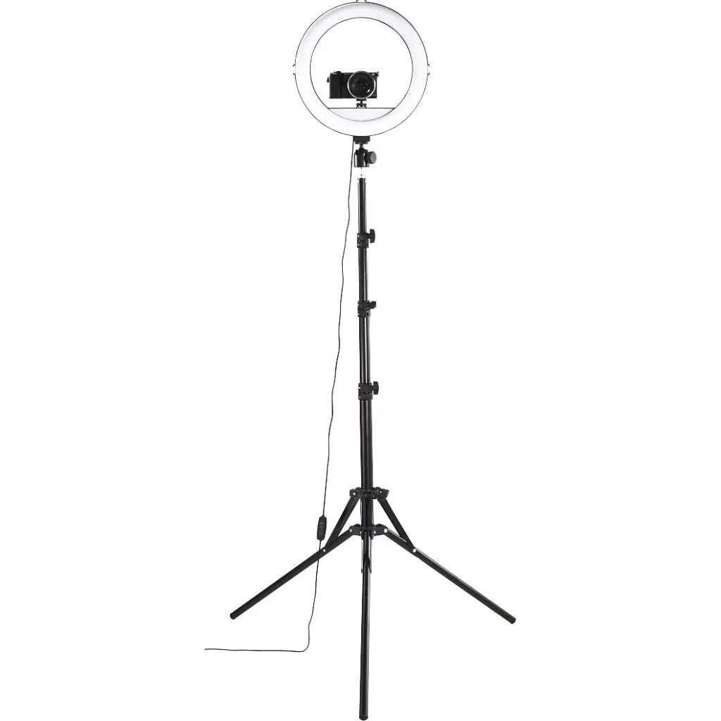 Набір блогера Hama Smartphone Tripod Steady-120 V2, 185см, Bluetooth, LED ring (00004659) - фото 7