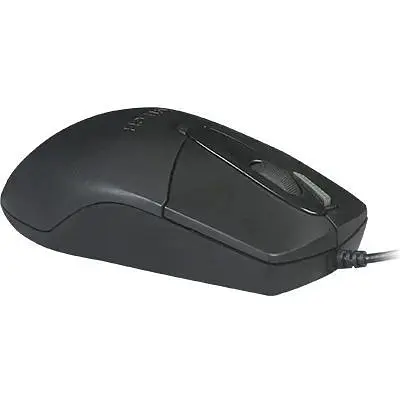 Миша A4tech OP-730D USB (чорна) 1000dpi, 2x Click кнопка - фото 3