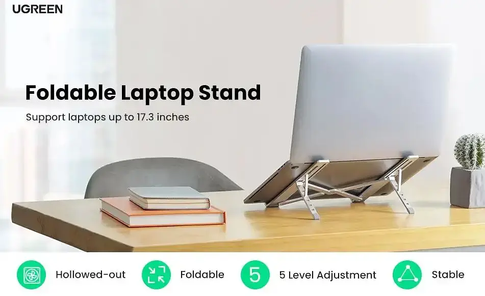 Підставка для ноутбука UGREEN LP451 Foldable Laptop Stand (UGR-40289) (UGR-40289) - фото 3