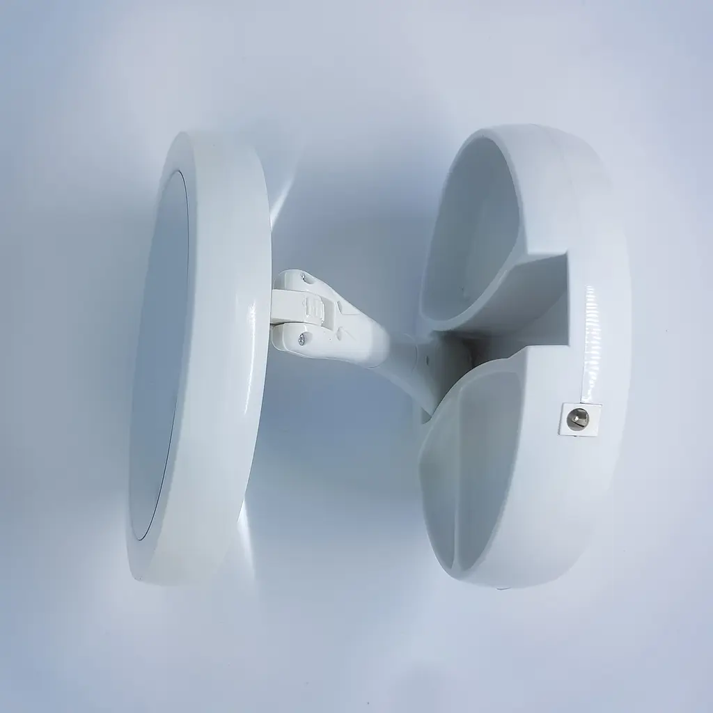 Складне дзеркало для макіяжу з Led підсвічуванням кругле збільшувальне 10x My Fold Away Mirror білий - фото 4