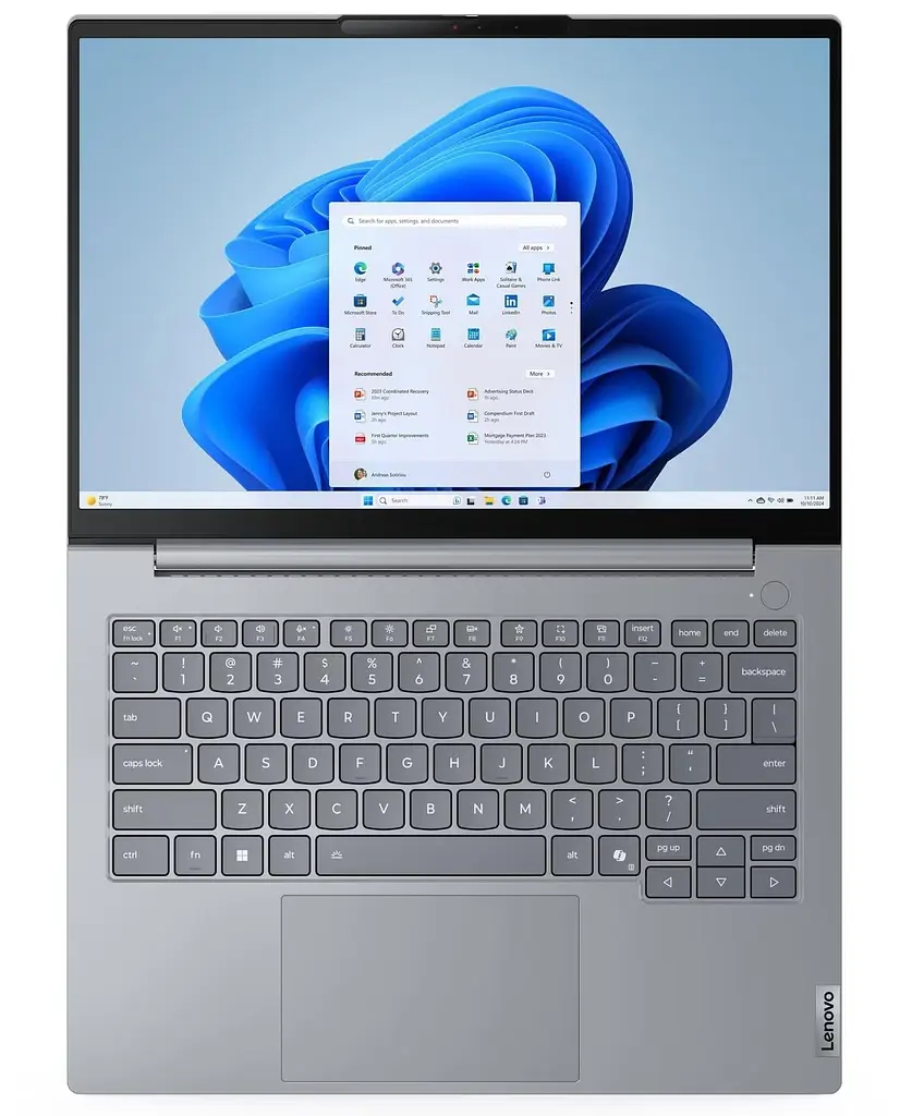 Ноутбук Lenovo 14 ThinkBook 14-G9 WUXGA IPS/Intel i5-13420H/16GB/512SSD/UMA/DOS/Gray (21UY0063RA) - фото 4