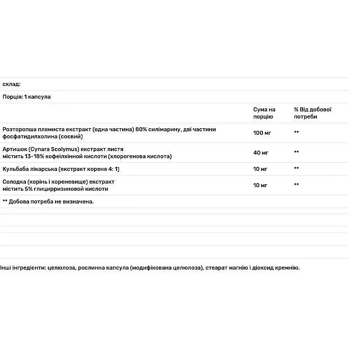 Підтримка печінки Nature's Way Super Milk Thistle 120 капсул - фото 3
