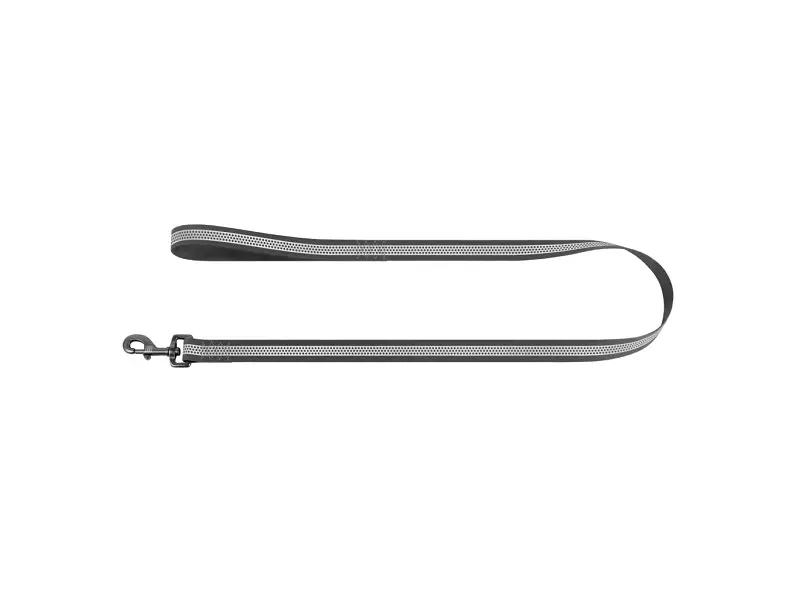 Поводок для собак WAUDOG Waterproof светоотражающий M Ш 20 мм Д 122 см серый (260411) - фото 2