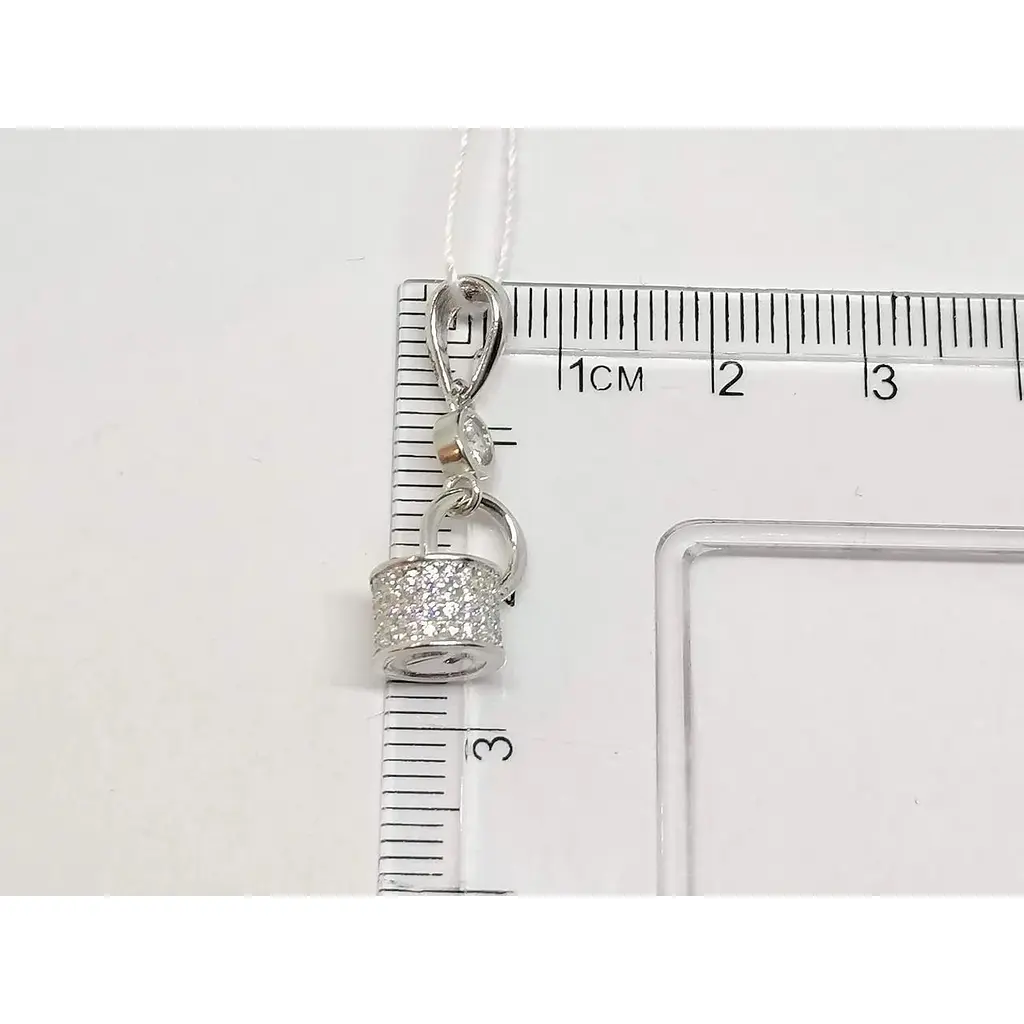 Срібна підвіска Срібний рай з фіанітами. 1112 097157 - фото 5