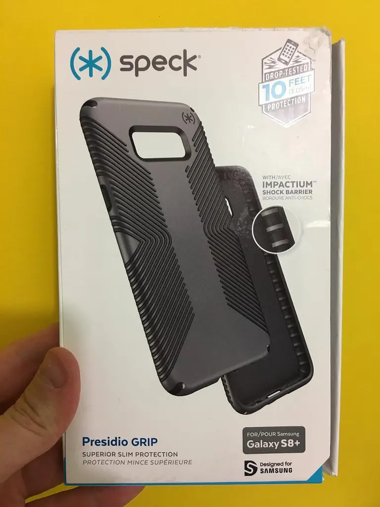 Чохол протиударний Speck Presidio Grip для Samsung S8+ Plus SM-G955U (6.2") Grey - фото 8