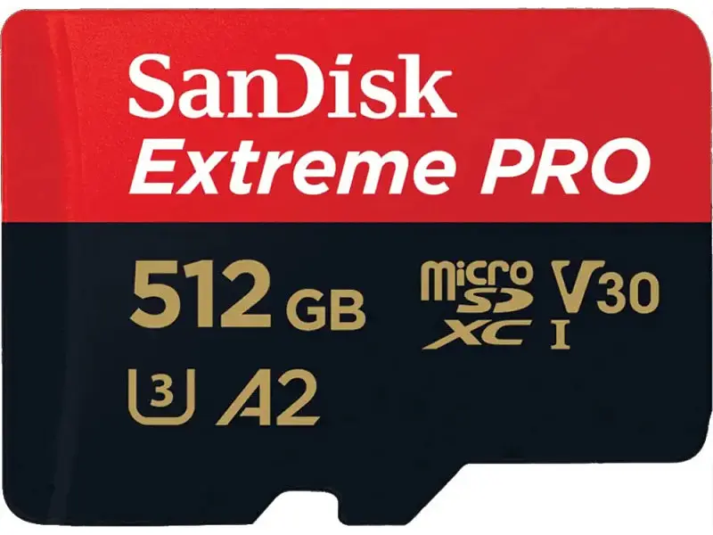 Карта пам'яті SanDisk Extreme Pro microSDXC UHS-I U3 + SD Adapter 512 GB (SDSQXCD-512G-GN6MA) - фото 2