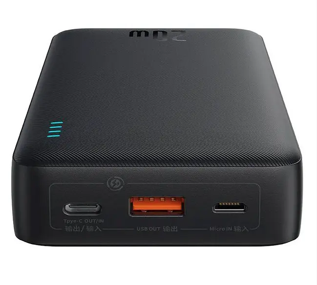 Портативная батарея Baseus Airpow 20000mAh 20W PD/3.0 QC/3.0 Black - фото 4