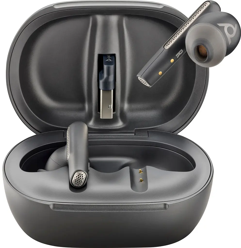 Навушники TWS Poly Voyager Free 60+ Earbuds + BT700A + TSCHC Чорний - фото 2
