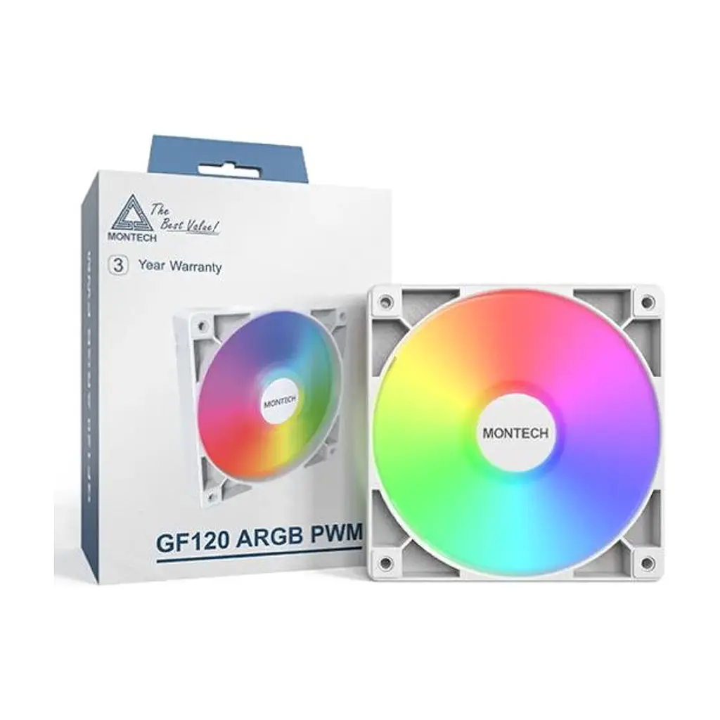 Кулер до корпусу MONTECH GF120 V2 ARGB PWM 3I (GF120 V2 ARGB PWM 3I1(W)) - фото 5