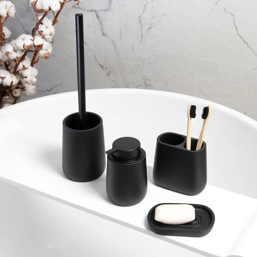 Набор аксессуаров для ванной комнаты My Home MVM-13 черный (MVM-MH-13 BLACK) - фото 6