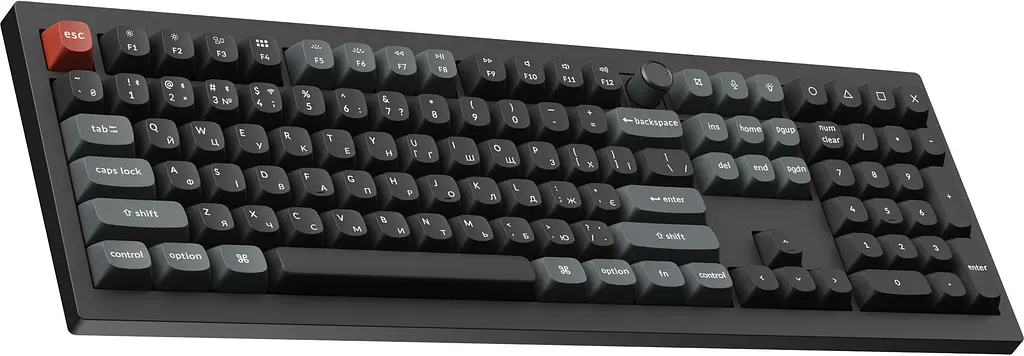 Клавіатура бездротова Keychron V6 Ultra Keychron Red Switch Black RGB (V6U-D1-UA) - фото 3