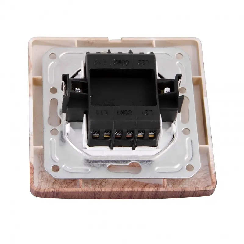 Вимикач Brille подвійний внутрішній TB-2V2 bw - фото 5