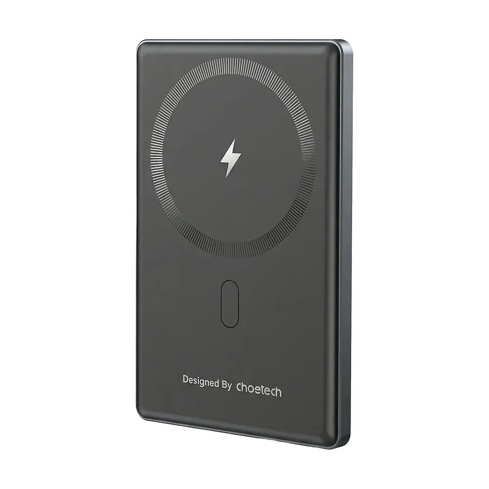 Повербанк 5000mAh Choetech B738 Black QC3.0 PD3.0 бездротова магнітна зарядка (43-00161) - фото 14