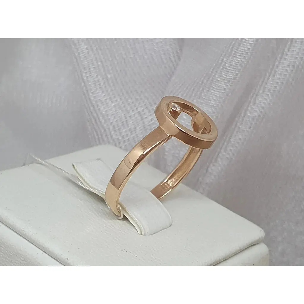 Золоте кільце Імперія золота з фіанітом. КВ983(3)И 18 - фото 3