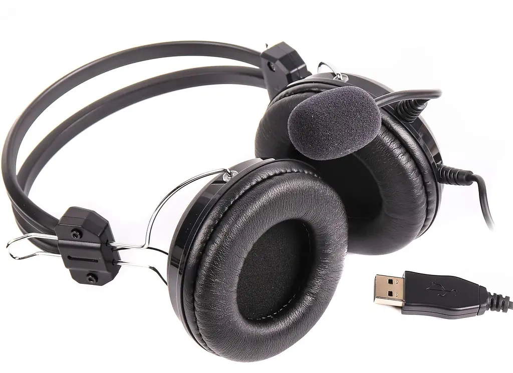 Ігрова гарнітура A4Tech HU-35 Black (HU-35) - фото 3