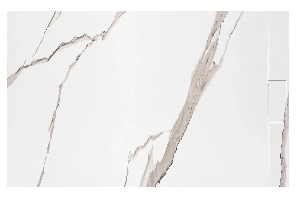 Душевой поддон Rea Bazalt 90x120 carrara white REA-K7001, Мрамор - фото 2