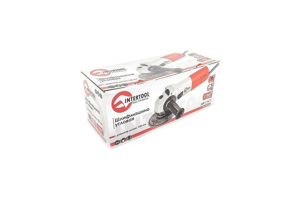 Угловая шлифовальная машина болгарка электрическая Intertool DT-0263 750 Вт х 125 мм - фото 3