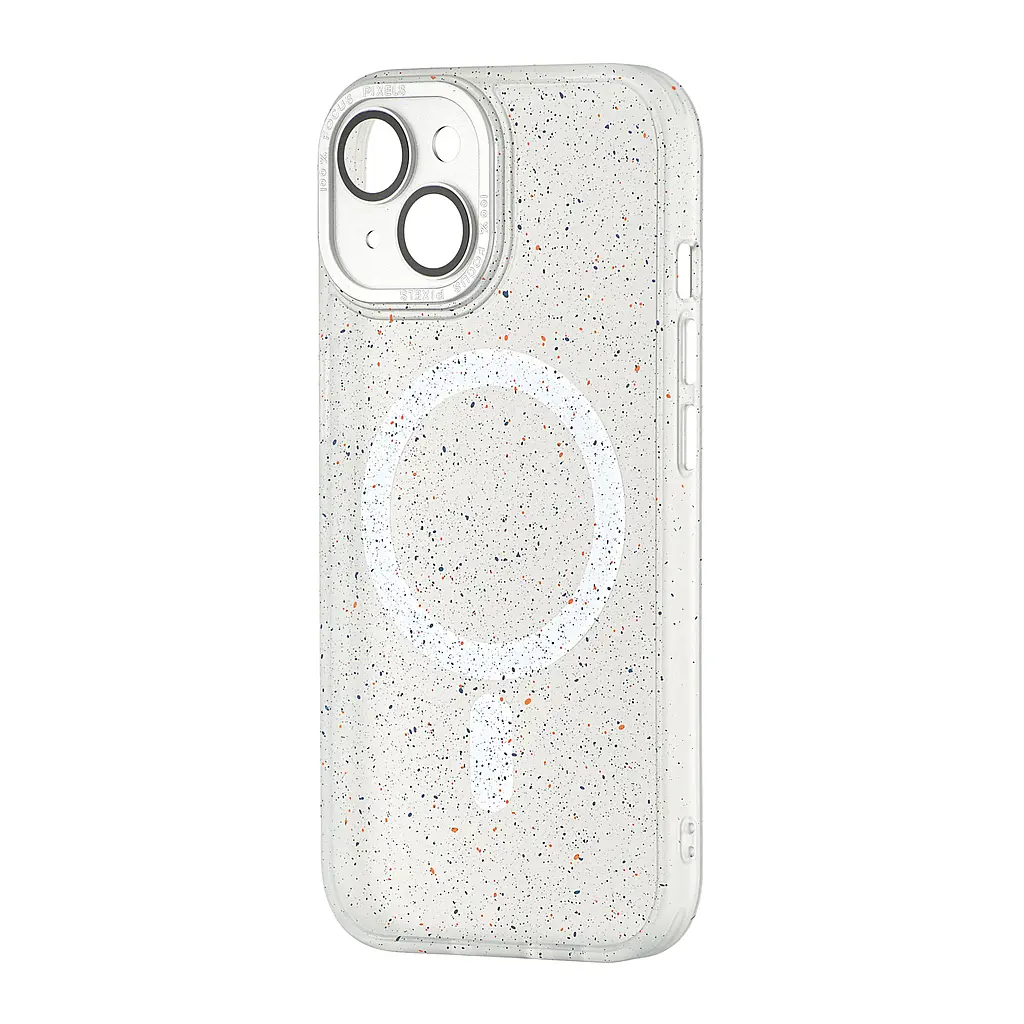 Чохол Splatter with MagSafe iPhone 15 White