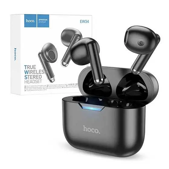 Наушники Hoco EW34 Full true wireless BT headset Black - фото 3