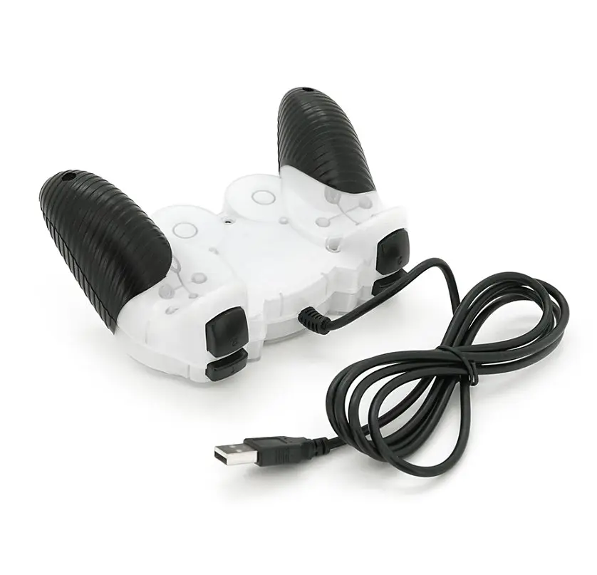 Геймпад джойстик Microkingdom 8600 DoubleShock USB White - фото 5
