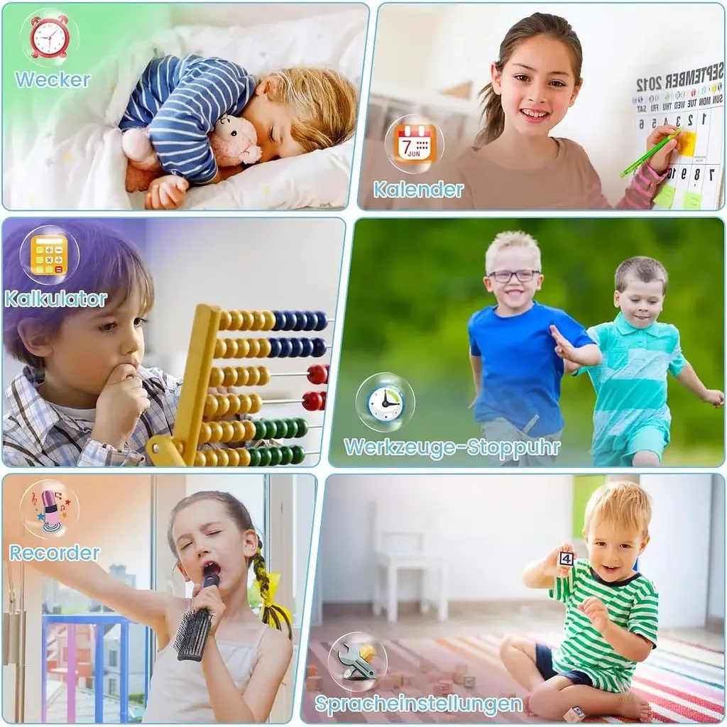 Дитячий смарт-годинник Awatty Smartwatch Children чорний - фото 2