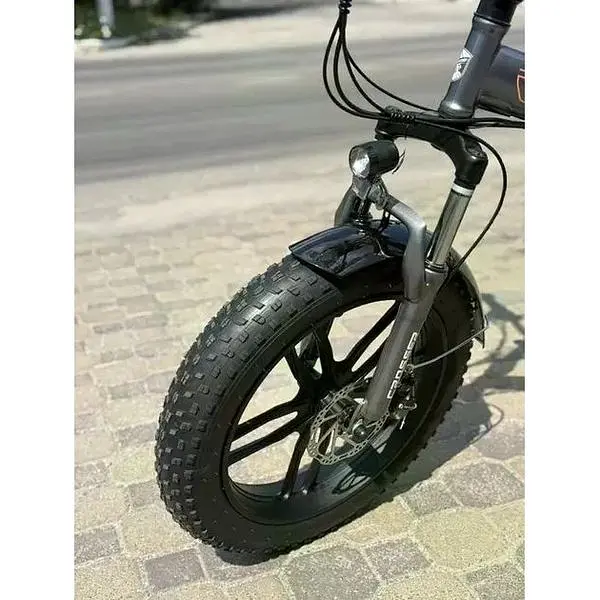 Электровелосипед Crosser Comp фетбайк 350W 12Ah черный с синим - фото 3