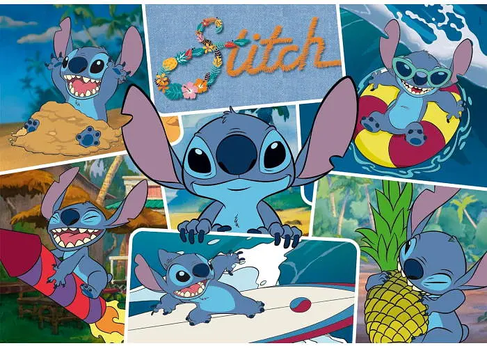 Пазл Clementoni Super: Пригоди Стіча, Disney (Super - Disney Lilo and Stitch Puzzle - 300 pcs.), колаж, 300 ел. (21742) - фото 2