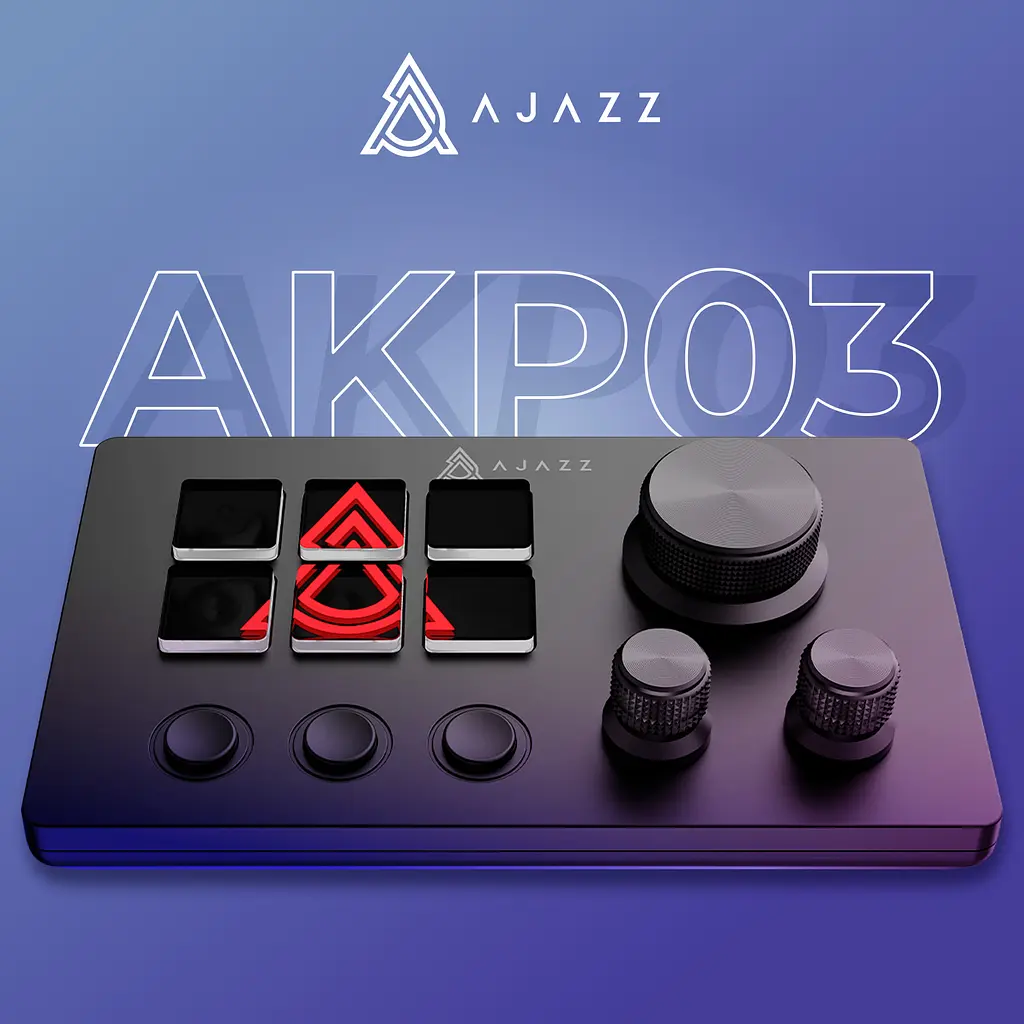 Контроллер для стриминга Ajazz AKP03E USB Black (AKP03E-B) - фото 6