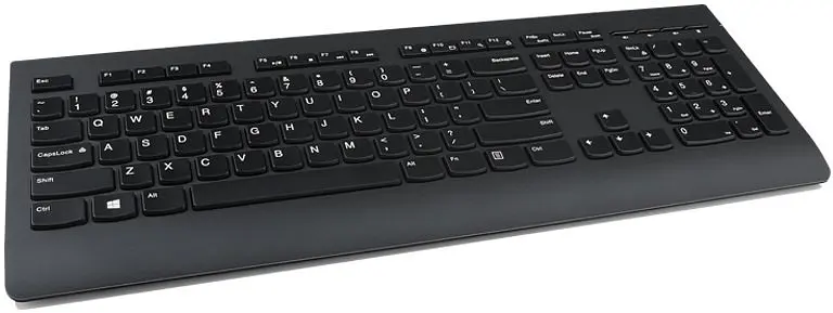 Клавіатура мембранна Professional 108key, WL, EN/UKR/RU, чорний Lenovo teh0013866 - фото 5