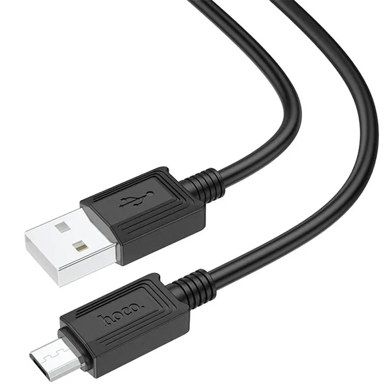 Дата кабель Hoco X73 Ferry USB to MicroUSB 2.4A (1m) Black - фото 3