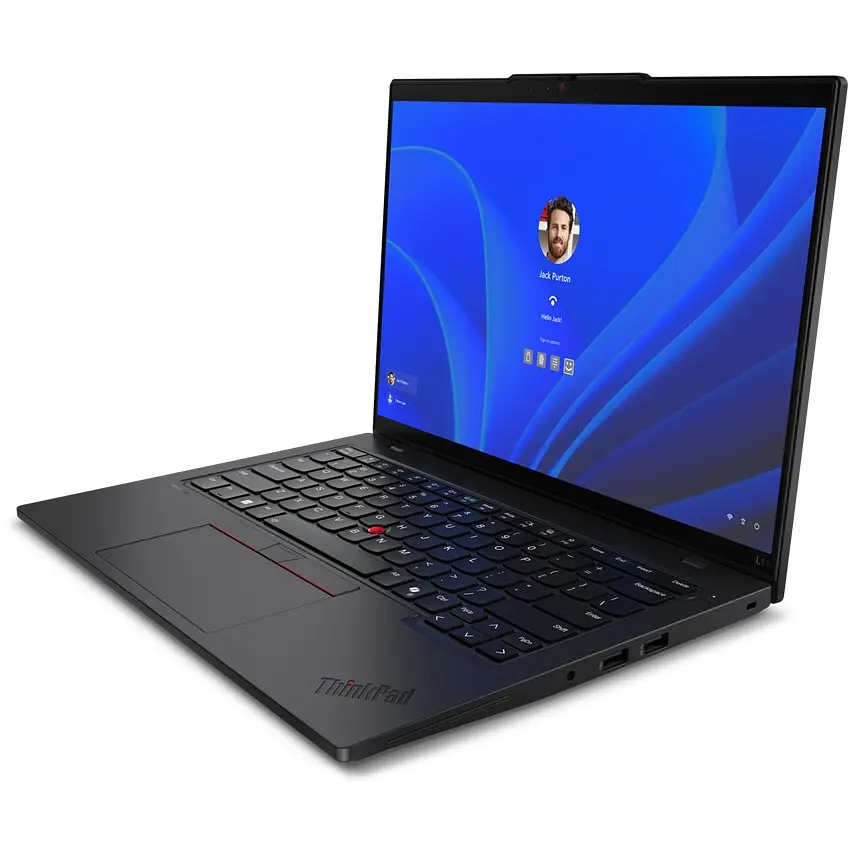 Ноутбук Lenovo ThinkPad L14 Gen 5 з процесором Intel Core Ultra 5 125U pana la 4.3GHz, 14", WUXGA, IPS, 1x 16GB SO-DIMM DDR5, 512GB SSD, Intel® графікою, Windows® 11 Pro, чорний, 3Y Couri - фото 4