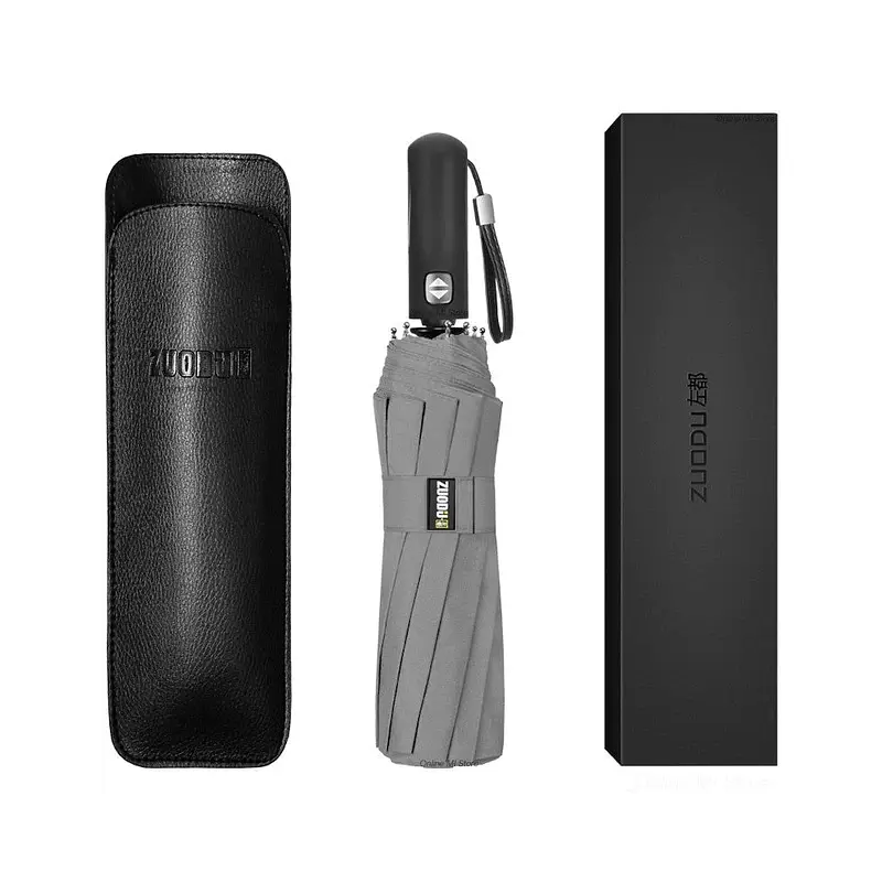 Парасолька Xiaomi Zuodu Automatic Umbrella (ZD001) Grey [68847] - фото 3
