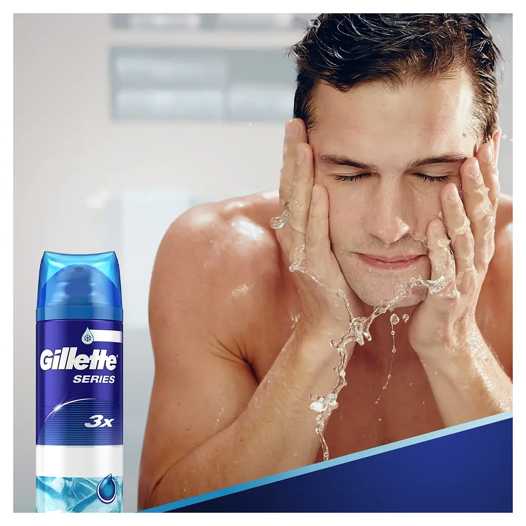 Гель для бритья Gillette Series Sensitive Cool 200 мл - фото 8
