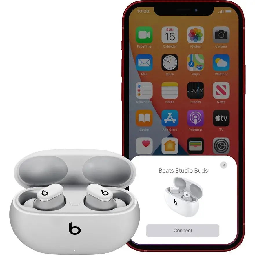 Наушники беспроводные Beats by Dr. Dre Studio Buds (MJ4Y3) белые - фото 9